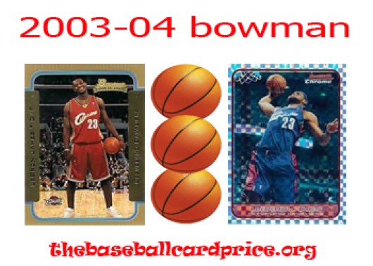 2003-04 Bowman Rookies And Stars Basketball Cards